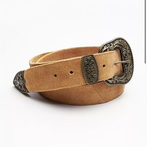 Free People Black Rock Western Belt
